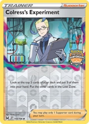 Image for Colress's Experiment (Regional Championships) (155/196) (League & Championship Cards) - Pokemon