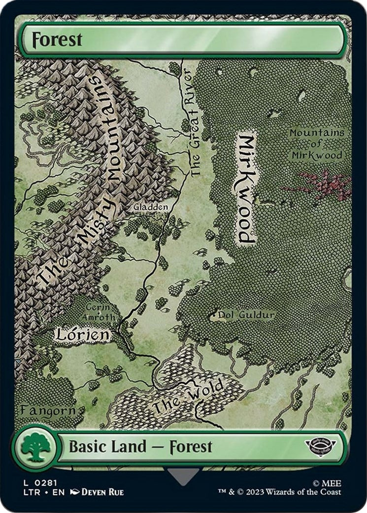 Forest (0281) (281) (Universes Beyond: The Lord of the Rings: Tales of Middle-earth)