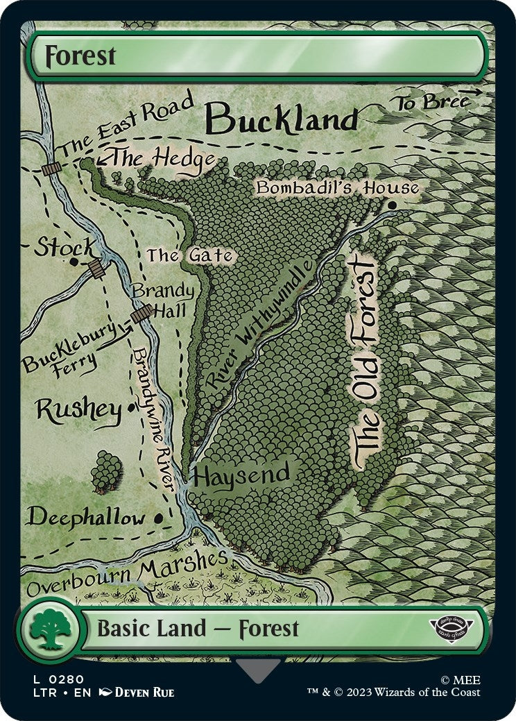 Forest (0280) (280) (Universes Beyond: The Lord of the Rings: Tales of Middle-earth)