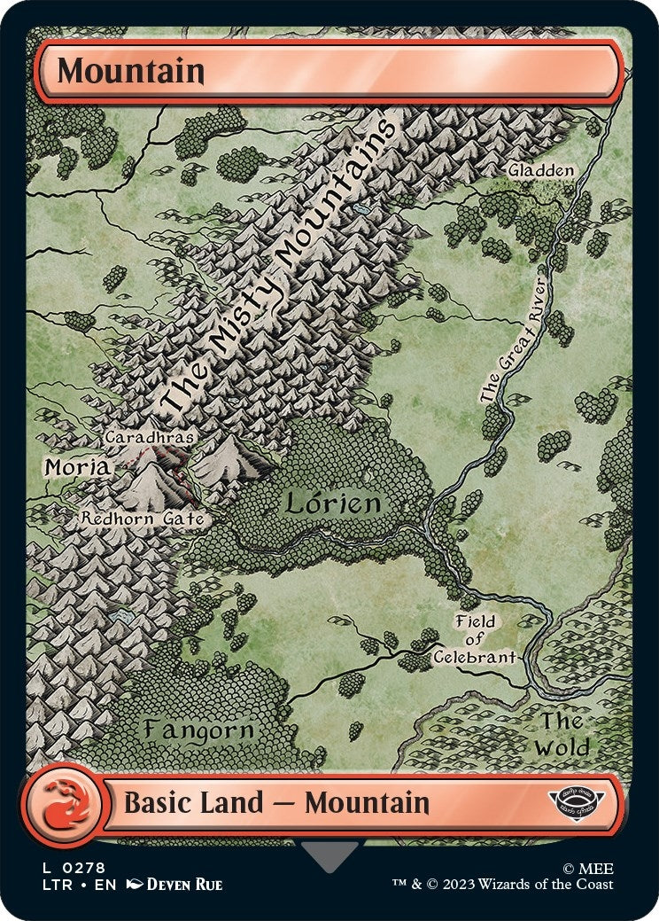 Mountain (0278) (278) (Universes Beyond: The Lord of the Rings: Tales of Middle-earth)