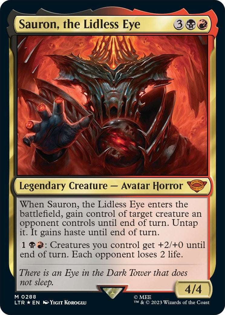 Sauron, the Lidless Eye (288) (Universes Beyond: The Lord of the Rings: Tales of Middle-earth)