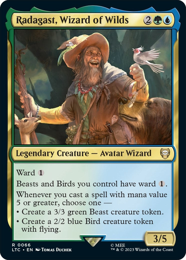 Radagast, Wizard of Wilds (66) (Commander: The Lord of the Rings: Tales of Middle-earth)