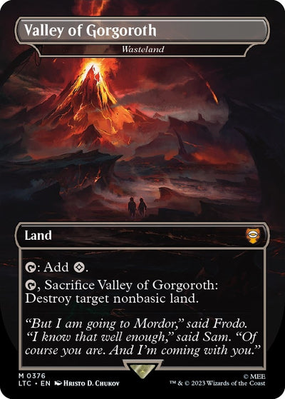 Valley of Gorgoroth - Wasteland (376) (Commander: The Lord of the Rings: Tales of Middle-earth)