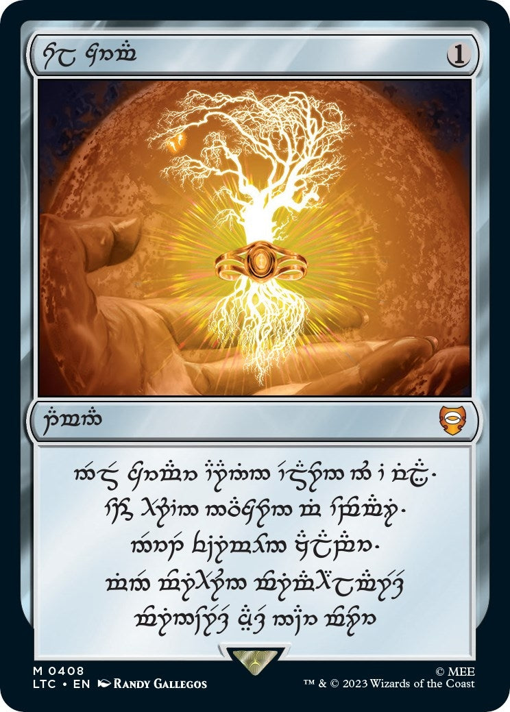 Sol Ring - Elven (0408) (408) (Commander: The Lord of the Rings: Tales of Middle-earth)