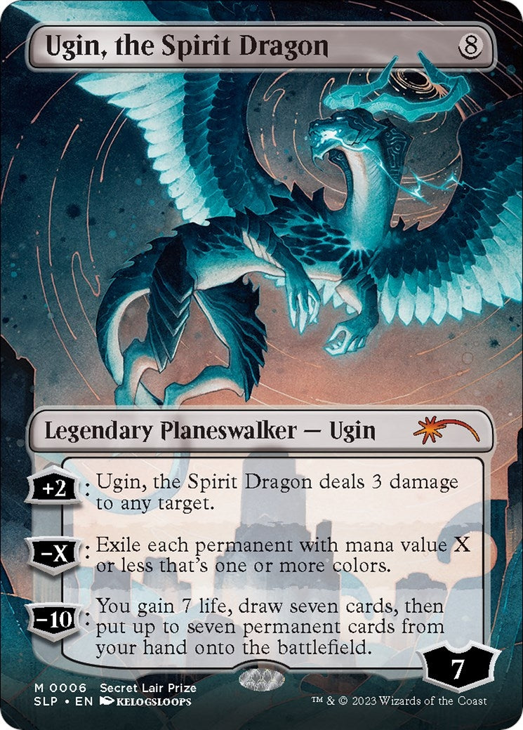 Ugin, the Spirit Dragon (6) (Secret Lair Showdown)