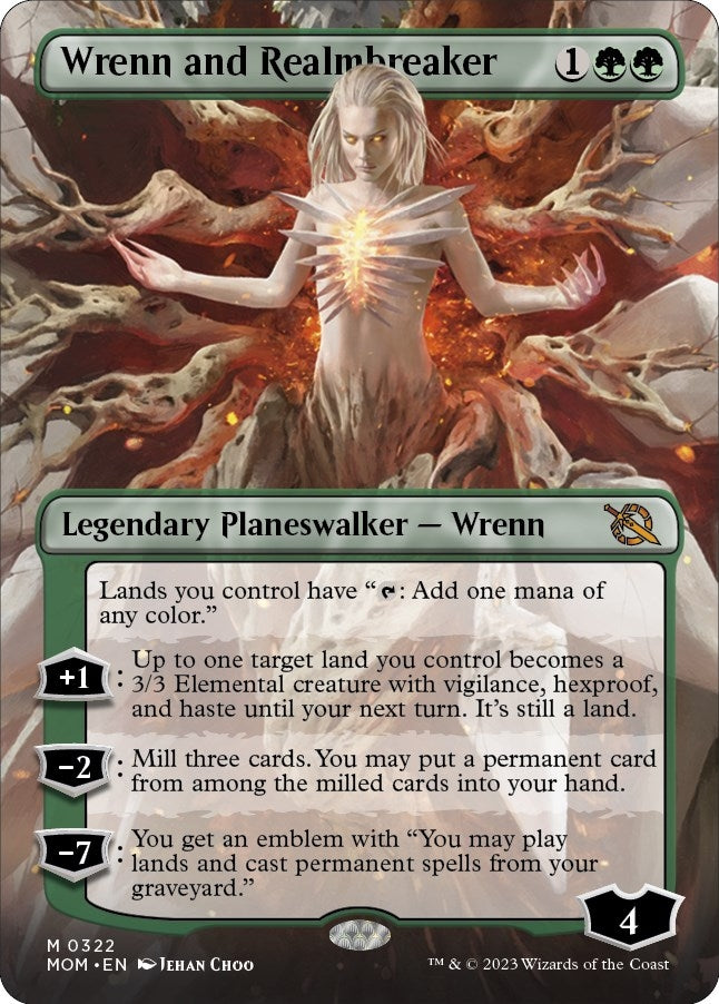 Wrenn and Realmbreaker (Borderless) (322) (March of the Machine)