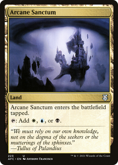 Arcane Sanctum (223) (Commander: Adventures in the Forgotten Realms)