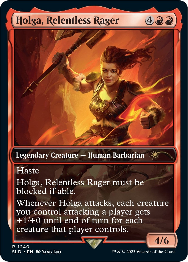 Holga, Relentless Rager (1240) (Secret Lair Drop Series)
