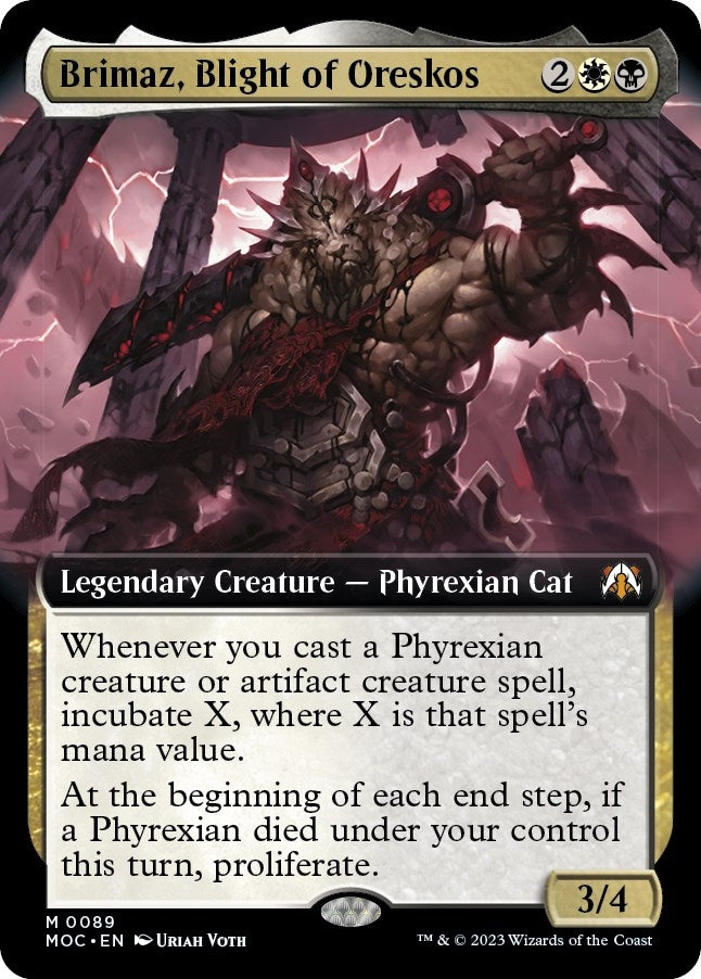 Brimaz, Blight of Oreskos (Extended Art) (89) (Commander: March of the Machine)