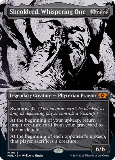 Sheoldred, Whispering One (16) (March of the Machine: Multiverse Legends)