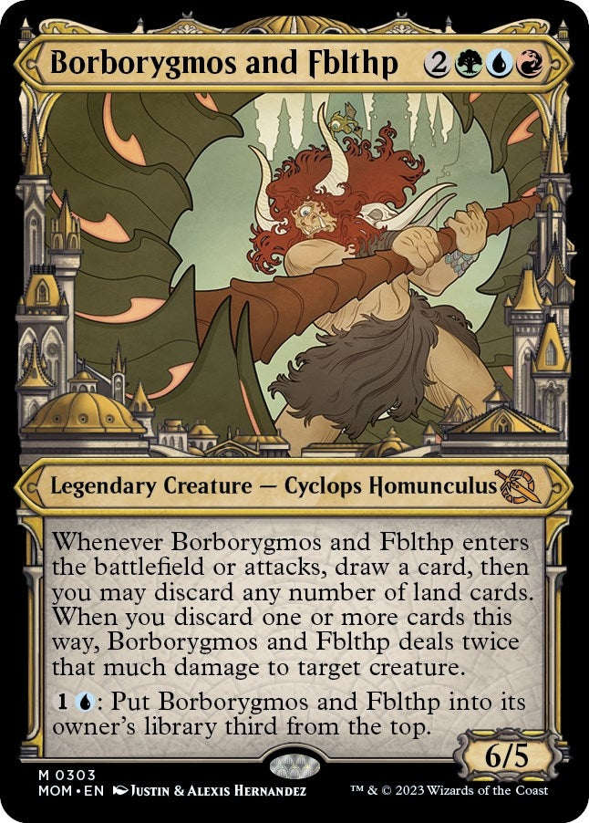 Borborygmos and Fblthp (Showcase) (303) (March of the Machine)
