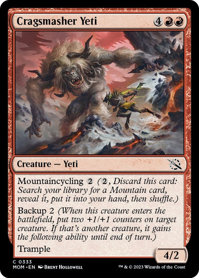 Cragsmasher Yeti (333) (March of the Machine)