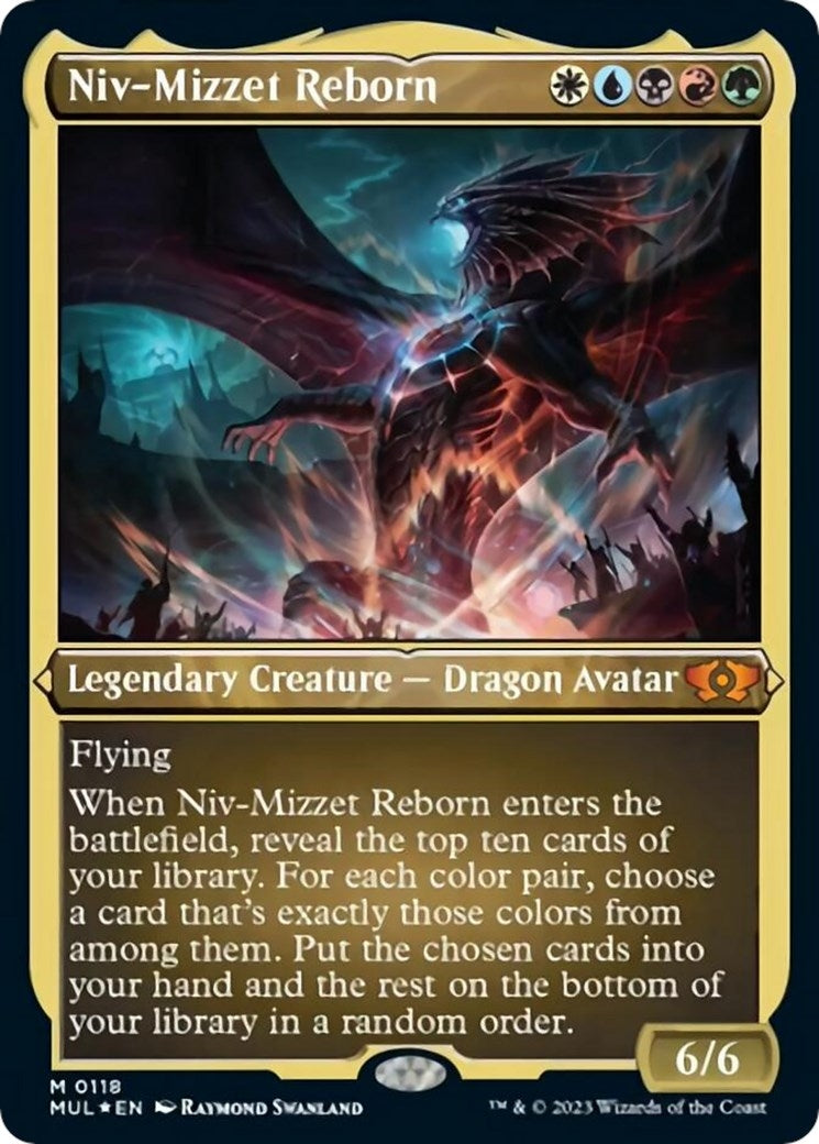 Niv-Mizzet Reborn (Foil Etched) (118) (March of the Machine: Multiverse Legends)