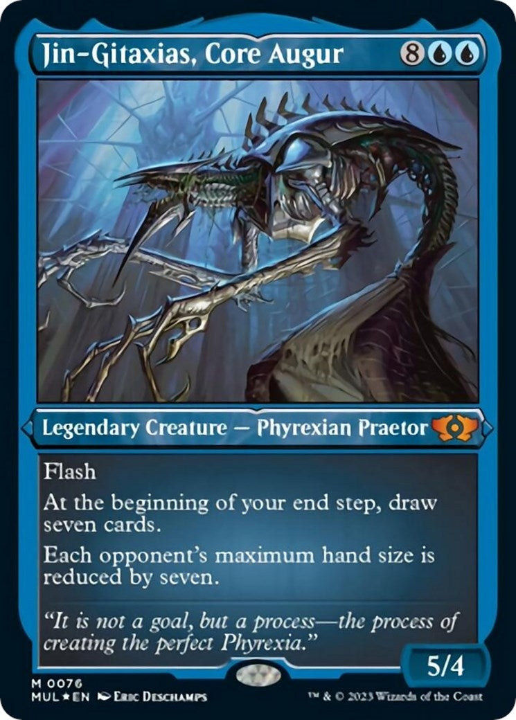 Jin-Gitaxias, Core Augur (Foil Etched) (76) (March of the Machine: Multiverse Legends)