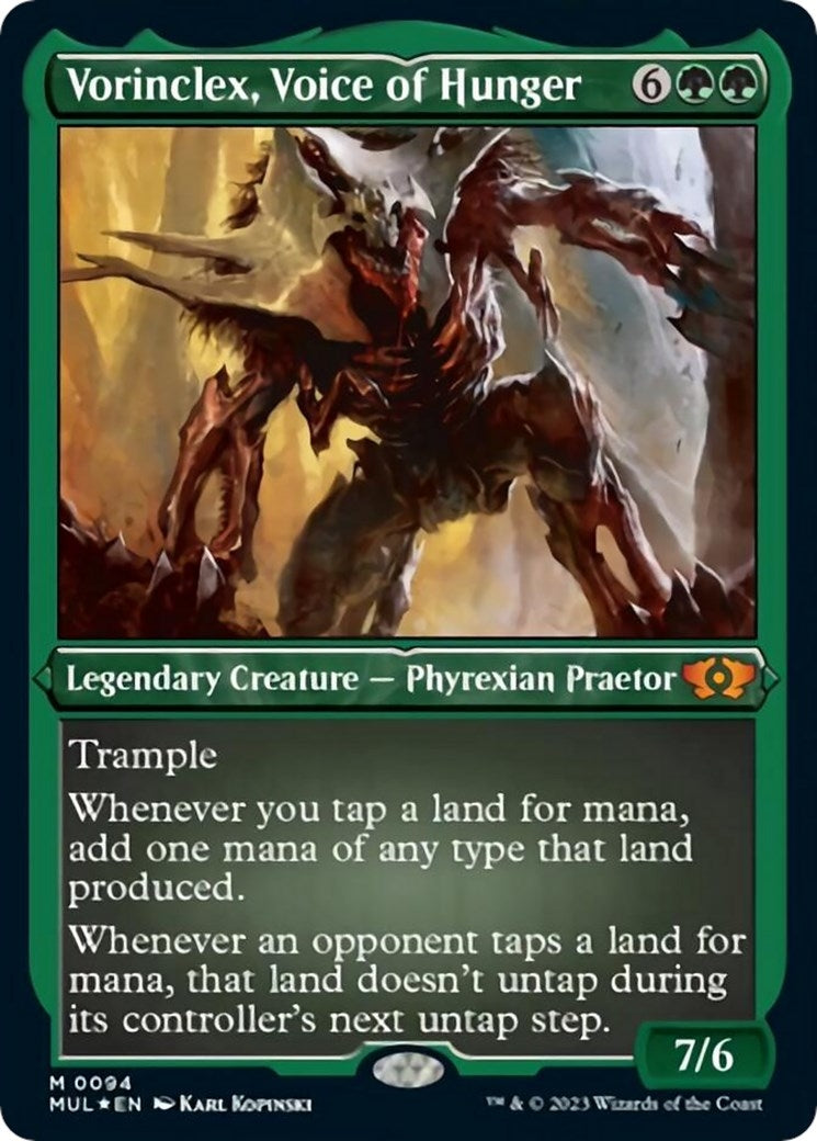 Vorinclex, Voice of Hunger (Foil Etched) (94) (March of the Machine: Multiverse Legends)
