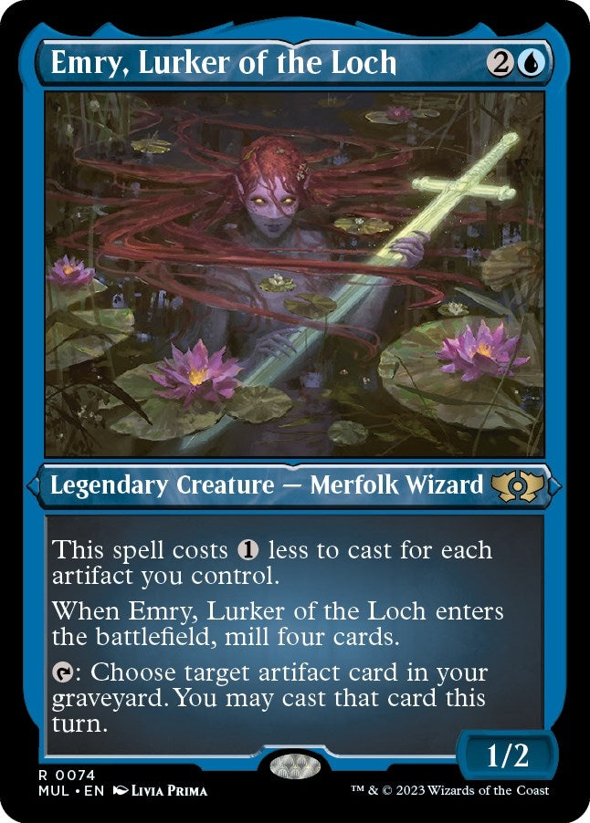Emry, Lurker of the Loch (Foil Etched) (74) (March of the Machine: Multiverse Legends)