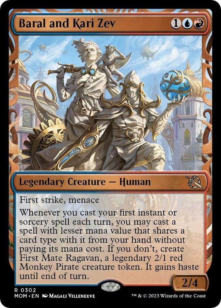 Baral and Kari Zev (Showcase) (302) (March of the Machine)