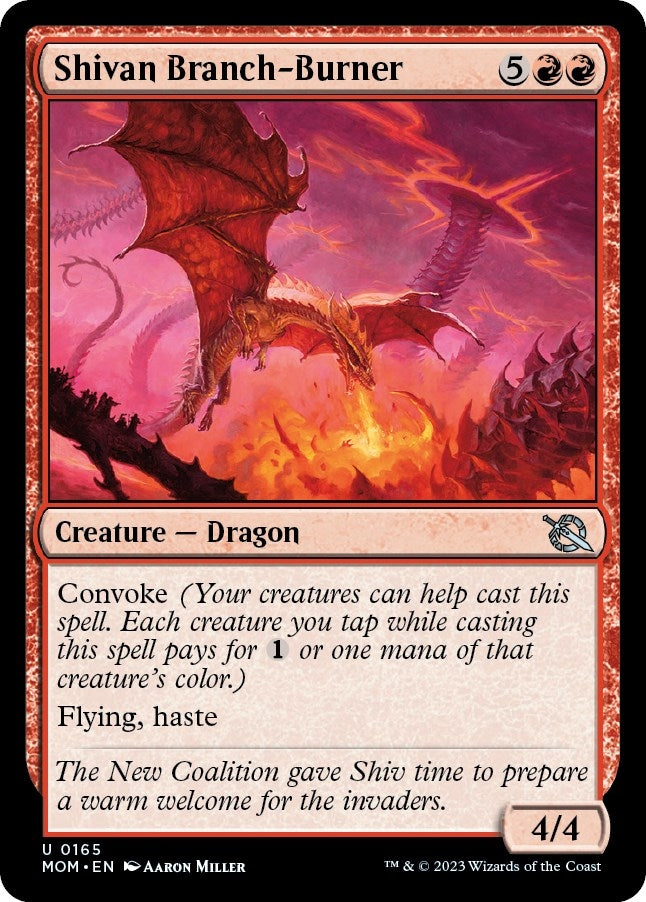Shivan Branch-Burner (165) (March of the Machine)