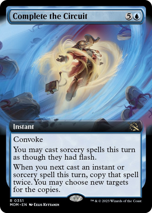 Complete the Circuit (Extended Art) (351) (March of the Machine) (MOM)