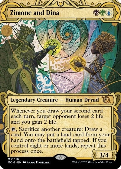 Image for Zimone and Dina (Showcase) (318) - Magic: The Gathering