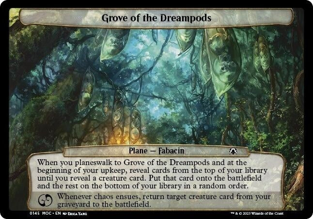 Grove of the Dreampods (145) (Planechase: March of the Machine)