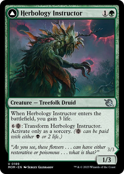 Herbology Instructor (189) (March of the Machine)