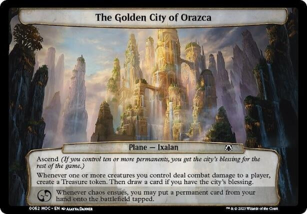 The Golden City of Orazca (52) (Planechase: March of the Machine)