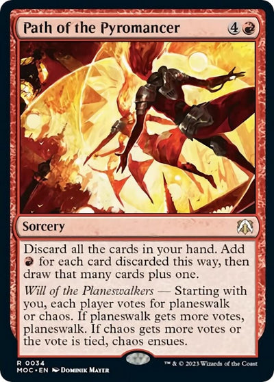 Path of the Pyromancer (34) (Commander: March of the Machine) (MOC)