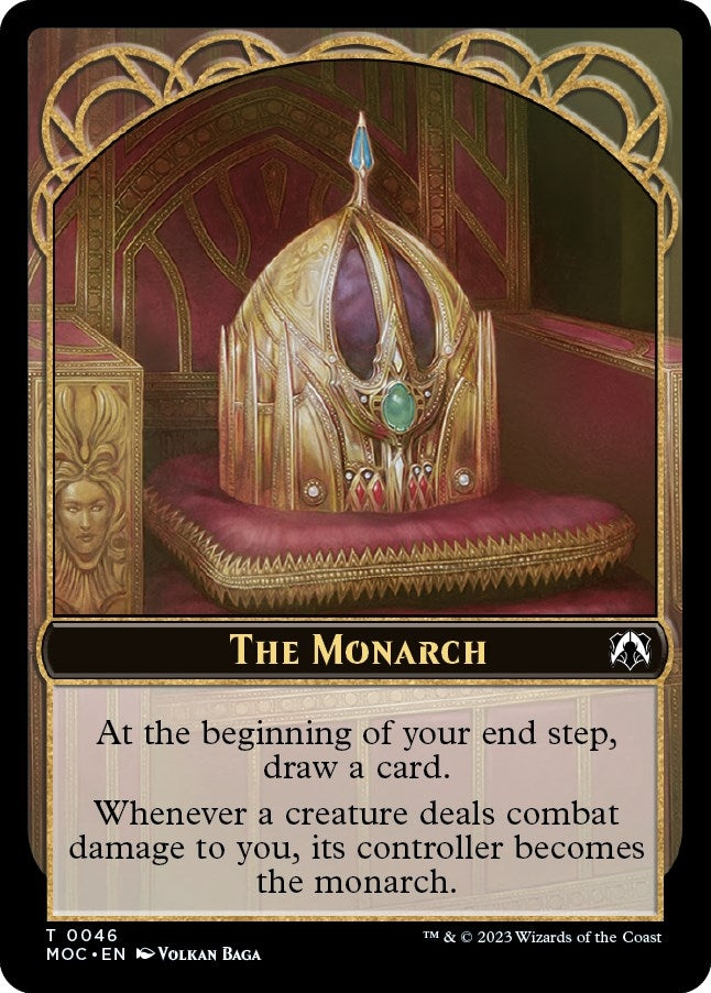 The Monarch // Shapeshifter Double-sided Token (46 //12) (Commander: March of the Machine)