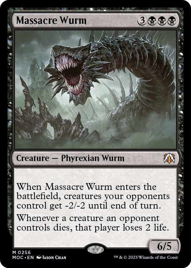 Massacre Wurm (256) (Commander: March of the Machine)