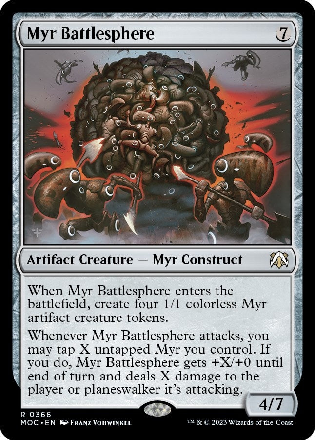 Myr Battlesphere (366) (Commander: March of the Machine)