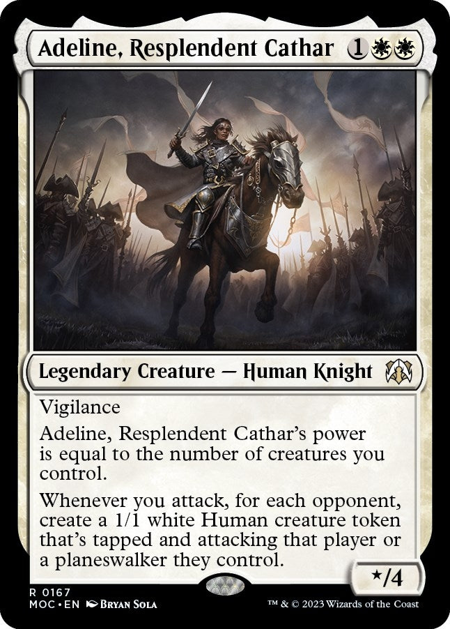 Adeline, Resplendent Cathar (167) (Commander: March of the Machine)