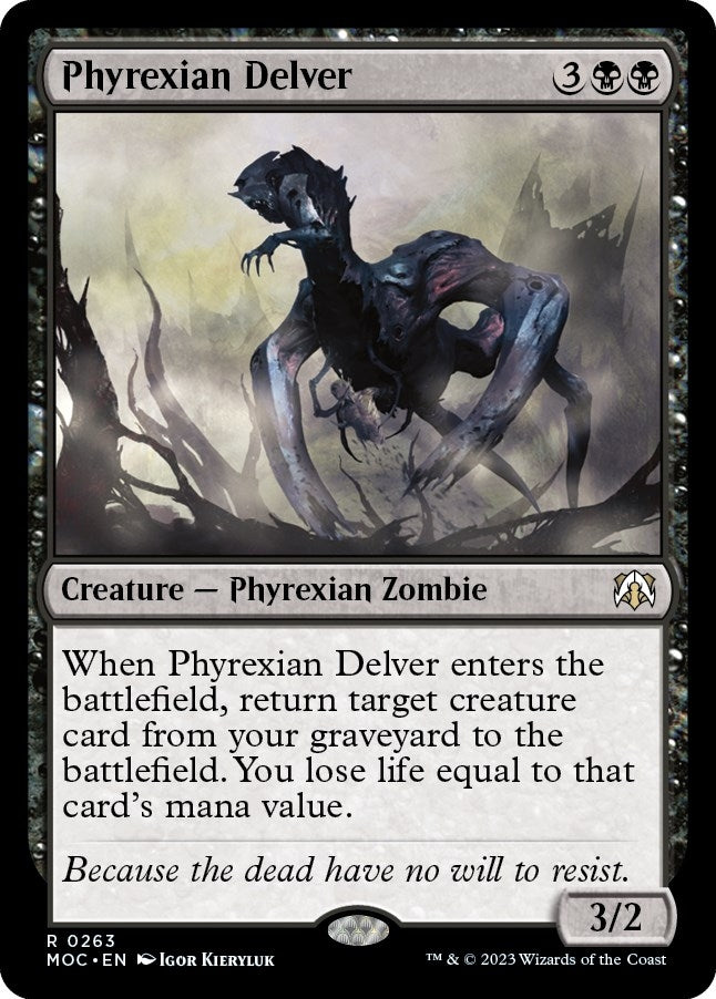 Phyrexian Delver (263) (Commander: March of the Machine)