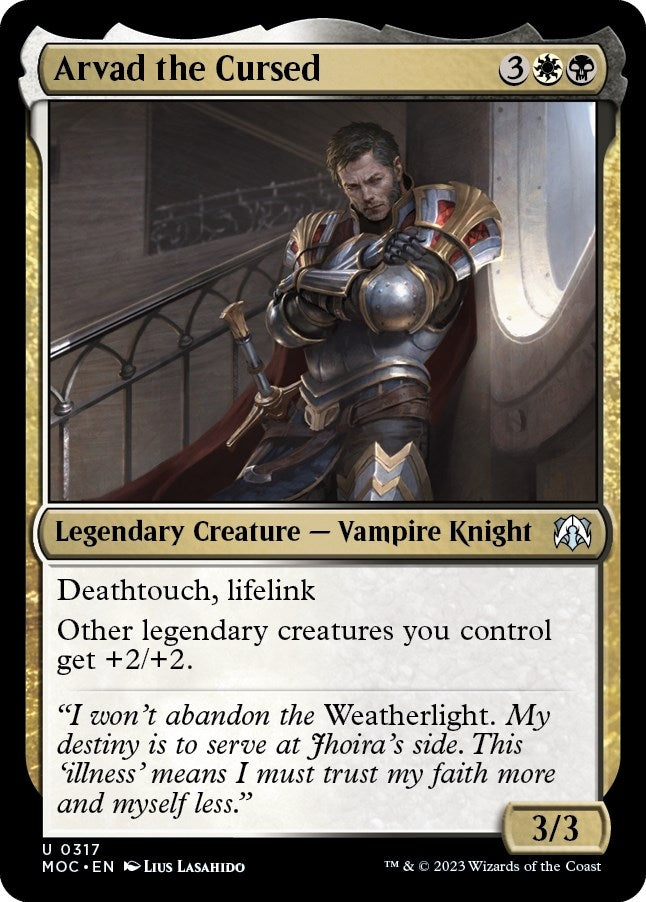 Arvad the Cursed (317) (Commander: March of the Machine)
