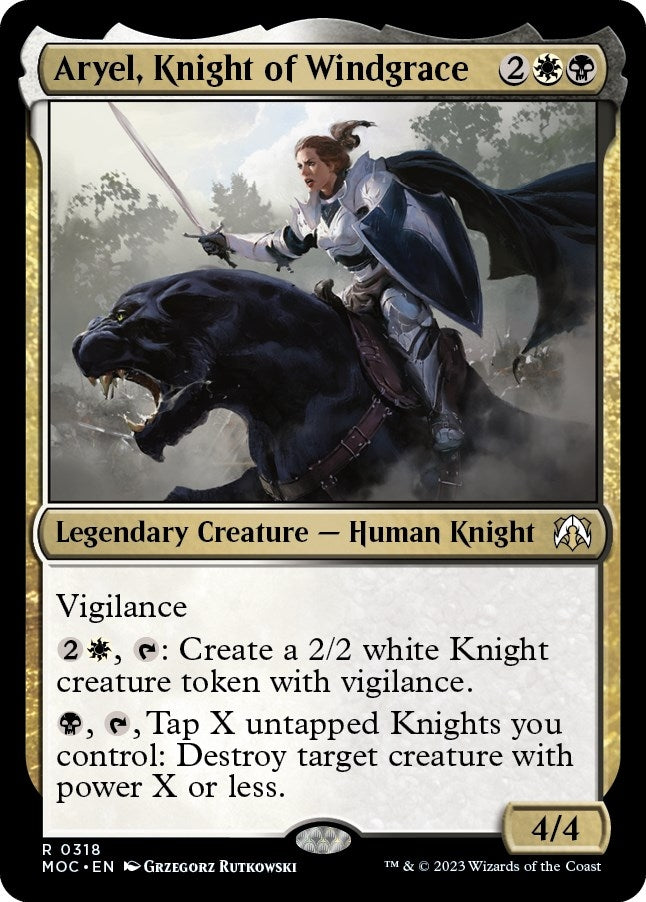 Aryel, Knight of Windgrace (318) (Commander: March of the Machine)