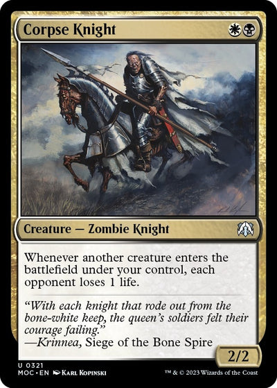 Corpse Knight (321) (Commander: March of the Machine)