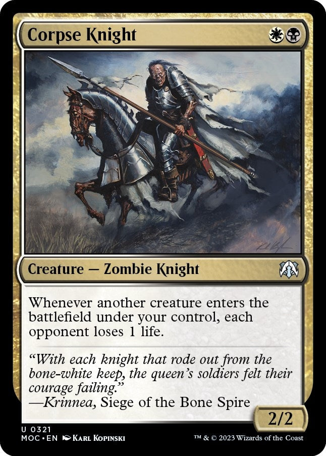 Corpse Knight (321) (Commander: March of the Machine)