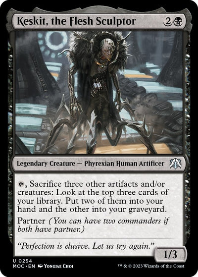 Keskit, the Flesh Sculptor (254) (Commander: March of the Machine)