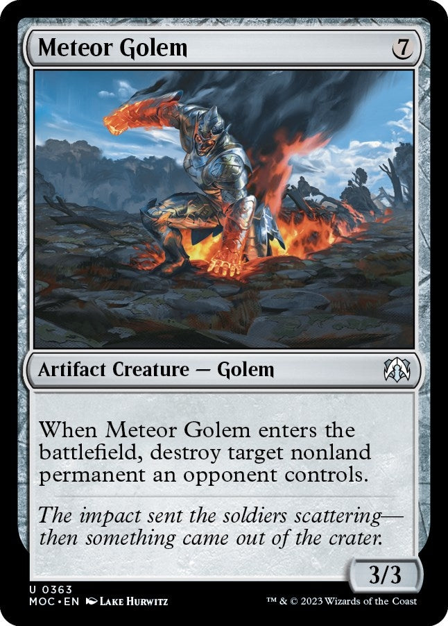 Meteor Golem (363) (Commander: March of the Machine)