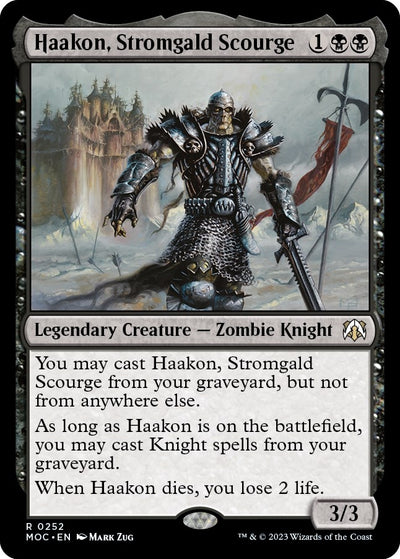 Haakon, Stromgald Scourge (252) (Commander: March of the Machine)