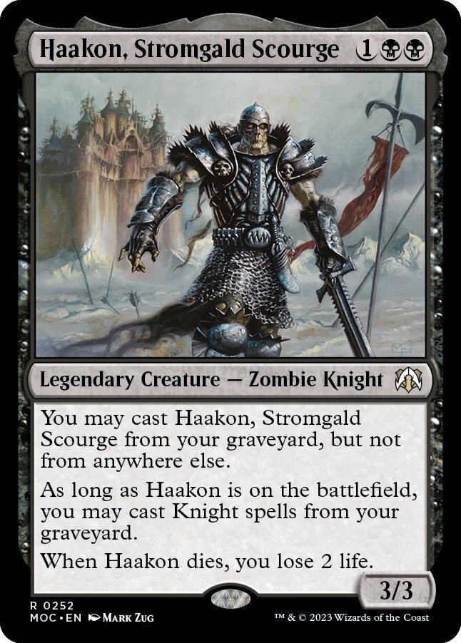 Haakon, Stromgald Scourge (252) (Commander: March of the Machine)