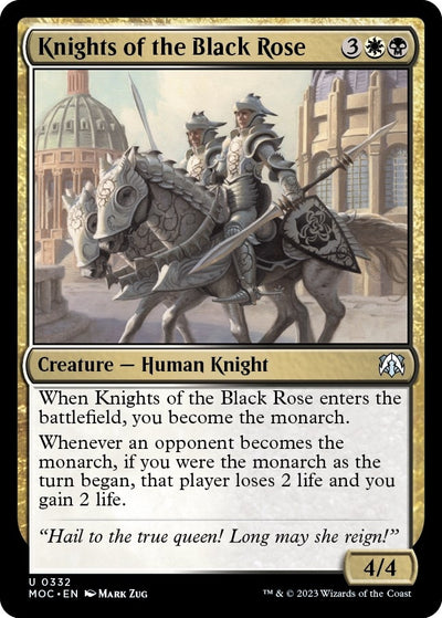 Knights of the Black Rose (332) (Commander: March of the Machine)