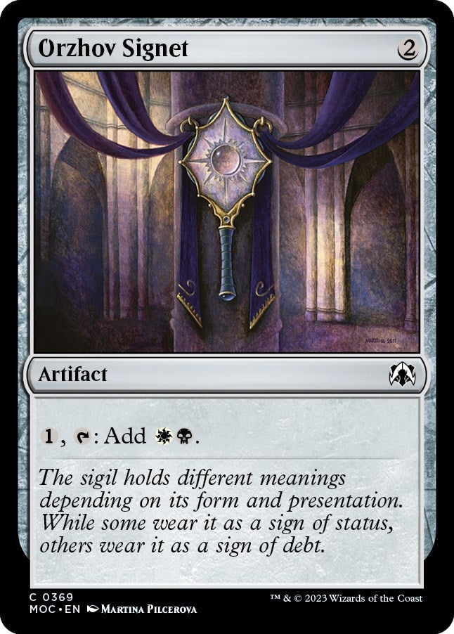 Orzhov Signet (369) (Commander: March of the Machine)
