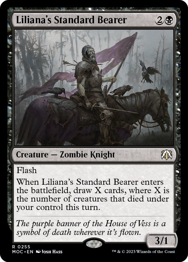 Liliana's Standard Bearer (255) (Commander: March of the Machine)