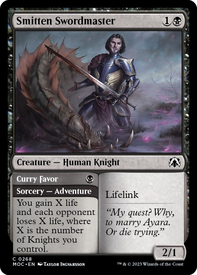 Smitten Swordmaster (268) (Commander: March of the Machine)