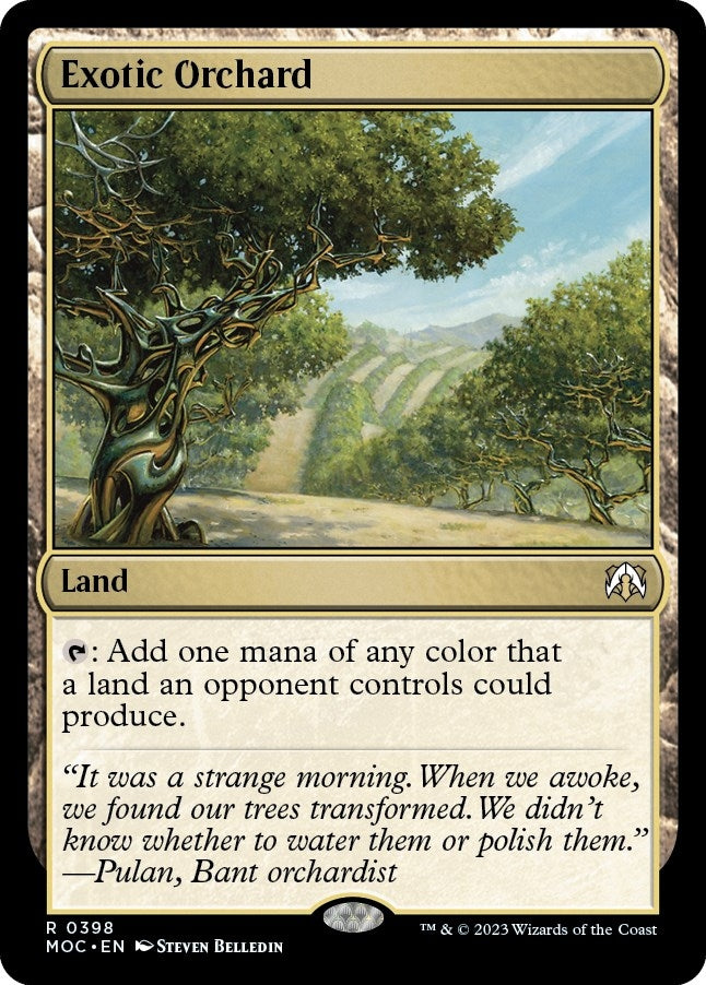 Exotic Orchard (398) (Commander: March of the Machine)