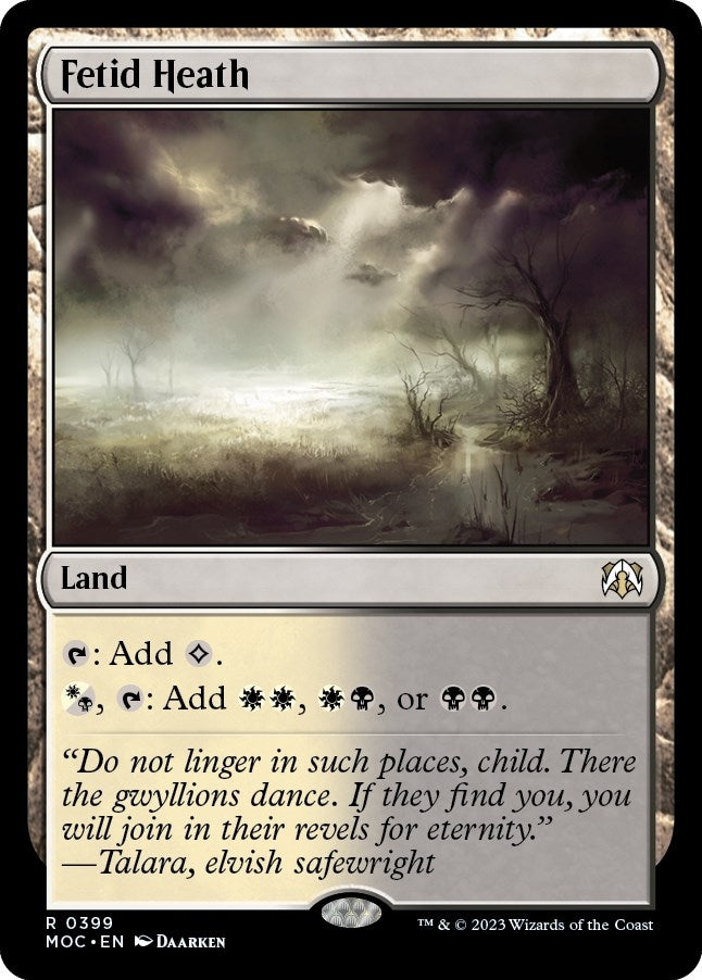 Fetid Heath (399) (Commander: March of the Machine)