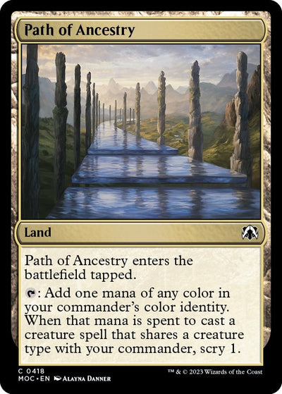 Path of Ancestry (418) (Commander: March of the Machine)