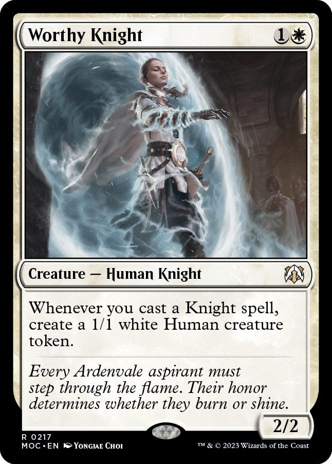 Worthy Knight (217) (Commander: March of the Machine)
