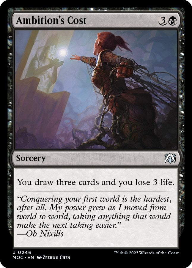 Ambition's Cost (246) (Commander: March of the Machine)